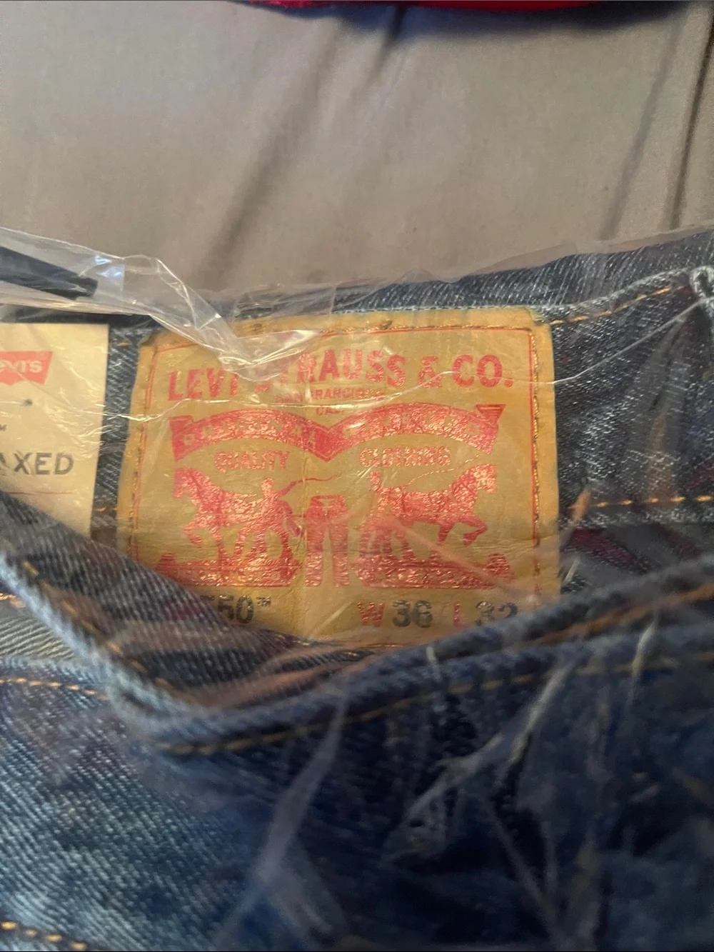 Levi's 550 Relaxed Men's Denim Jeans - Deep Blue